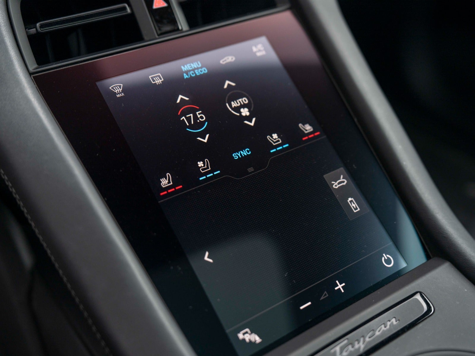 Sort Porsche Taycan 4S fra 2021