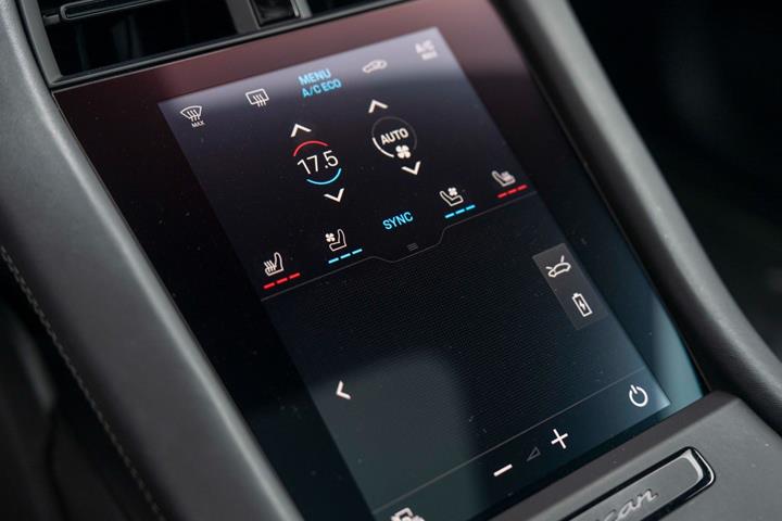 Sort Porsche Taycan 4S fra 2021