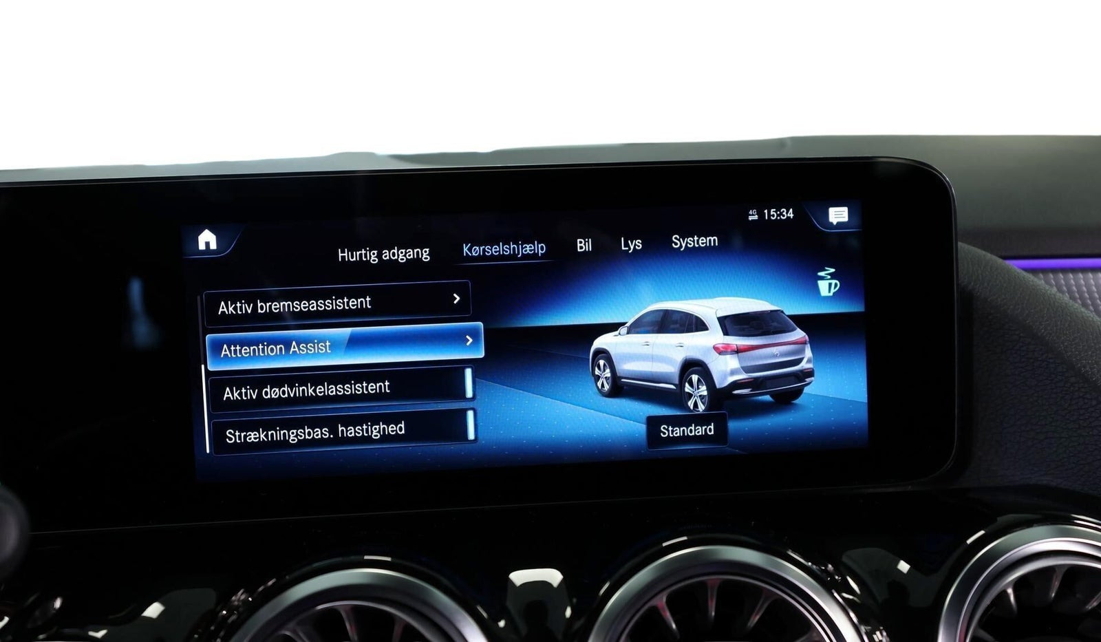 Sort Mercedes EQA250 fra 2021