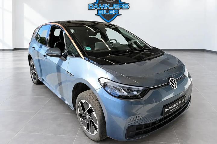Blå VW ID.3 fra 2023