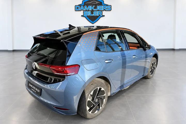 Blå VW ID.3 fra 2023