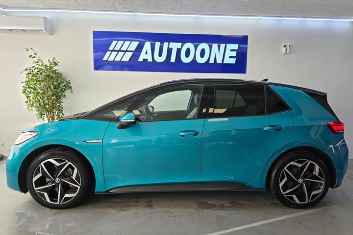 Grøn VW ID.3 fra 2021
