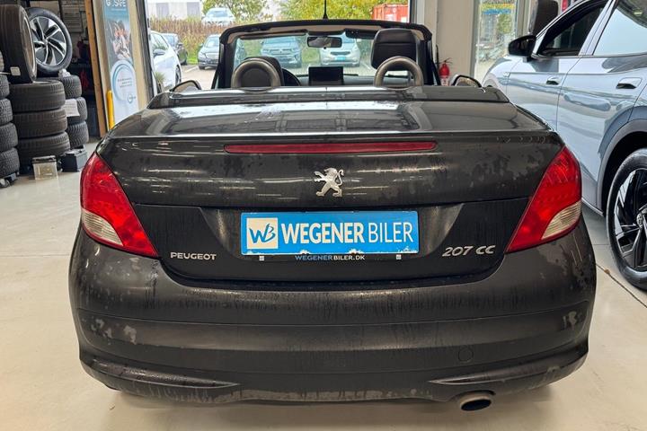 Sort Peugeot 207 fra 2007