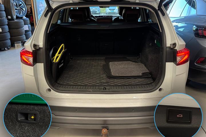 Hvid Skoda Enyaq fra 2021