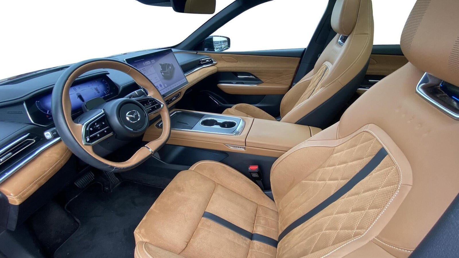 Rød Mazda 6e fra 2025