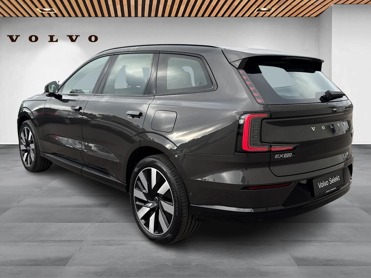Grå Volvo EX90 fra 2025
