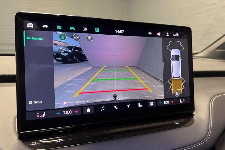 Grå Skoda Enyaq fra 2025