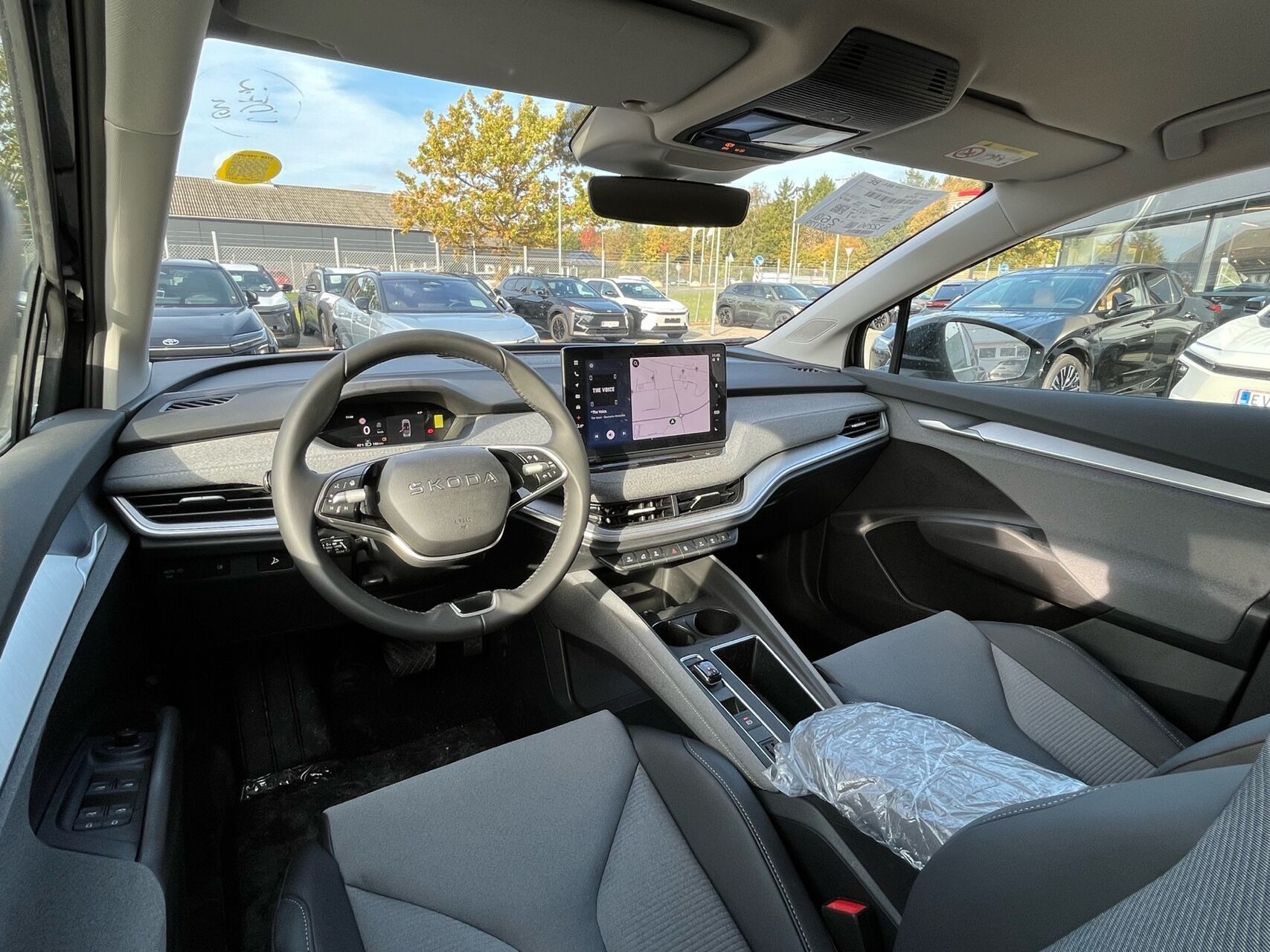 Sort Skoda Enyaq fra 2026