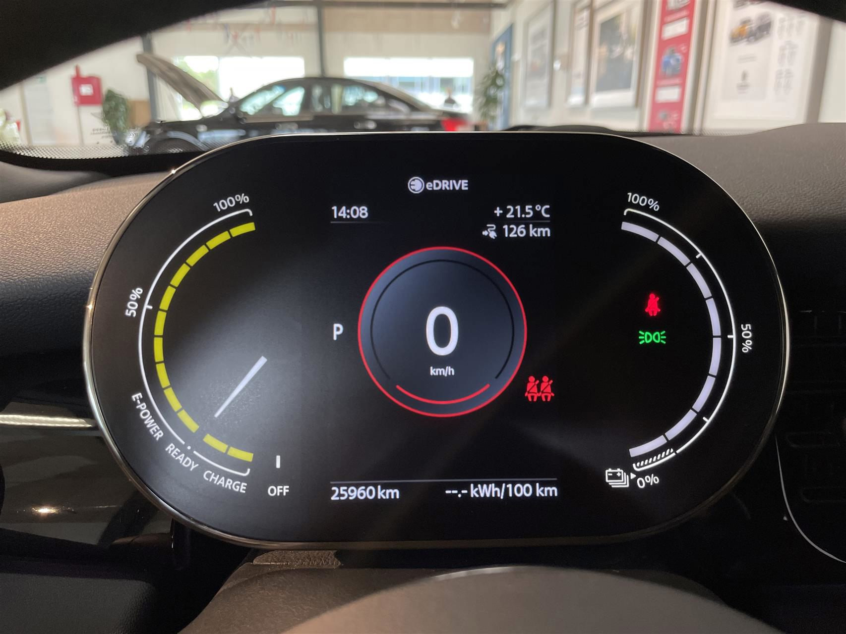 Grøn Mini Cooper fra 2022