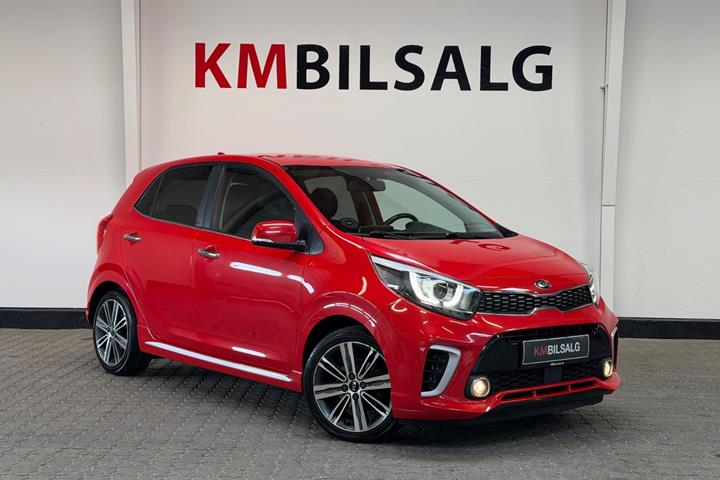 Rød Kia Picanto fra 2018