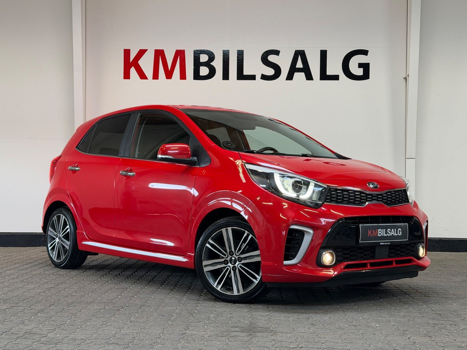Rød Kia Picanto fra 2018