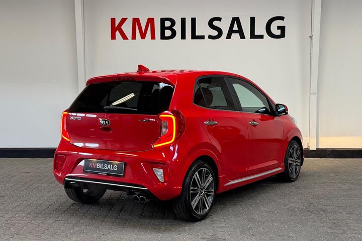 Rød Kia Picanto fra 2018
