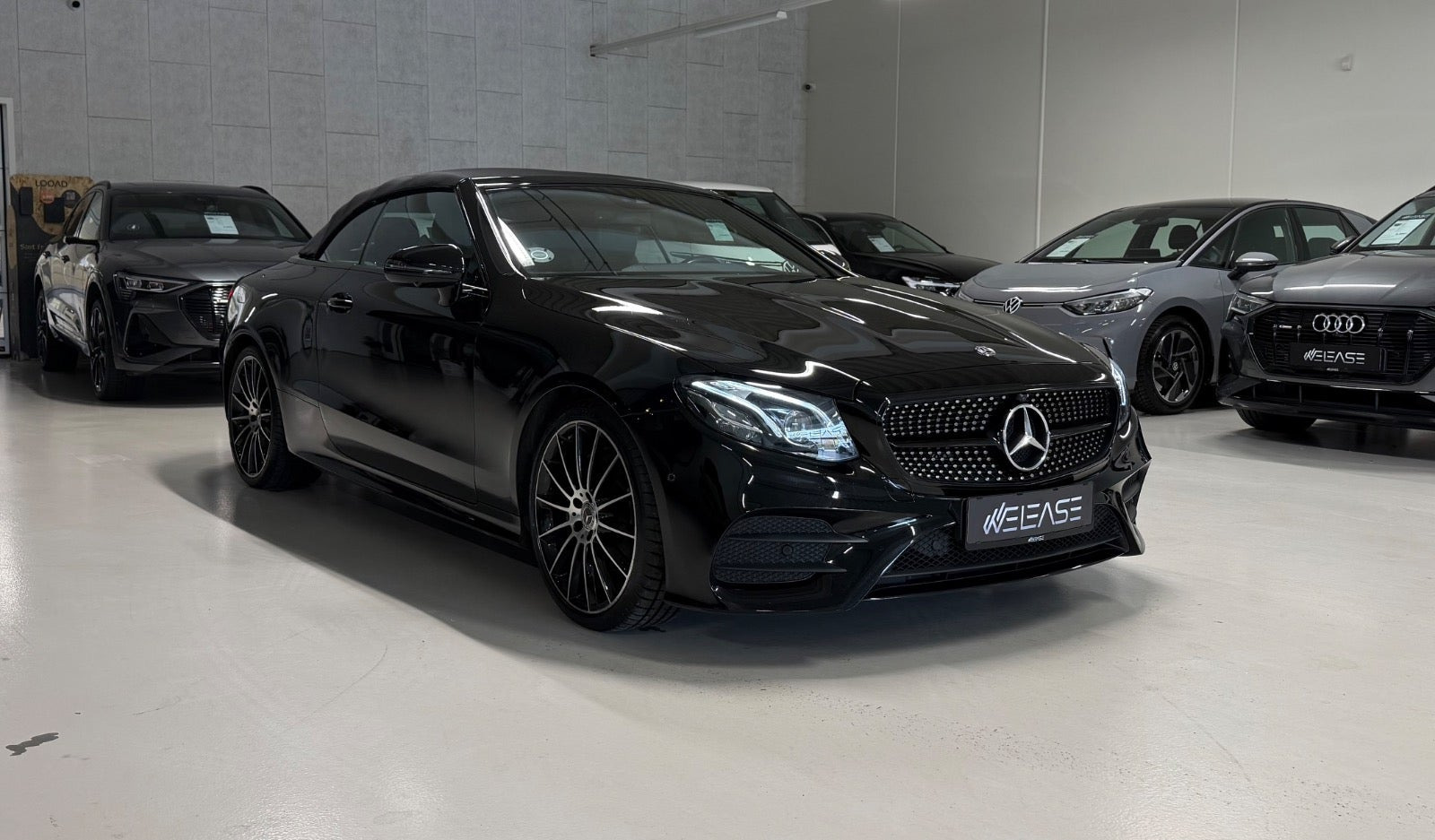 Sort Mercedes E200 fra 2018