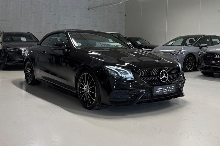 Sort Mercedes E200 fra 2018