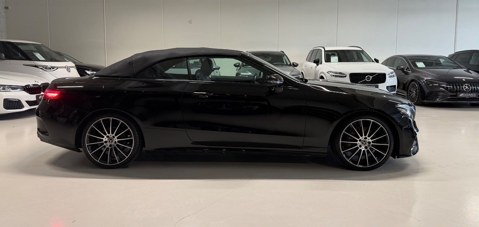 Sort Mercedes E200 fra 2018