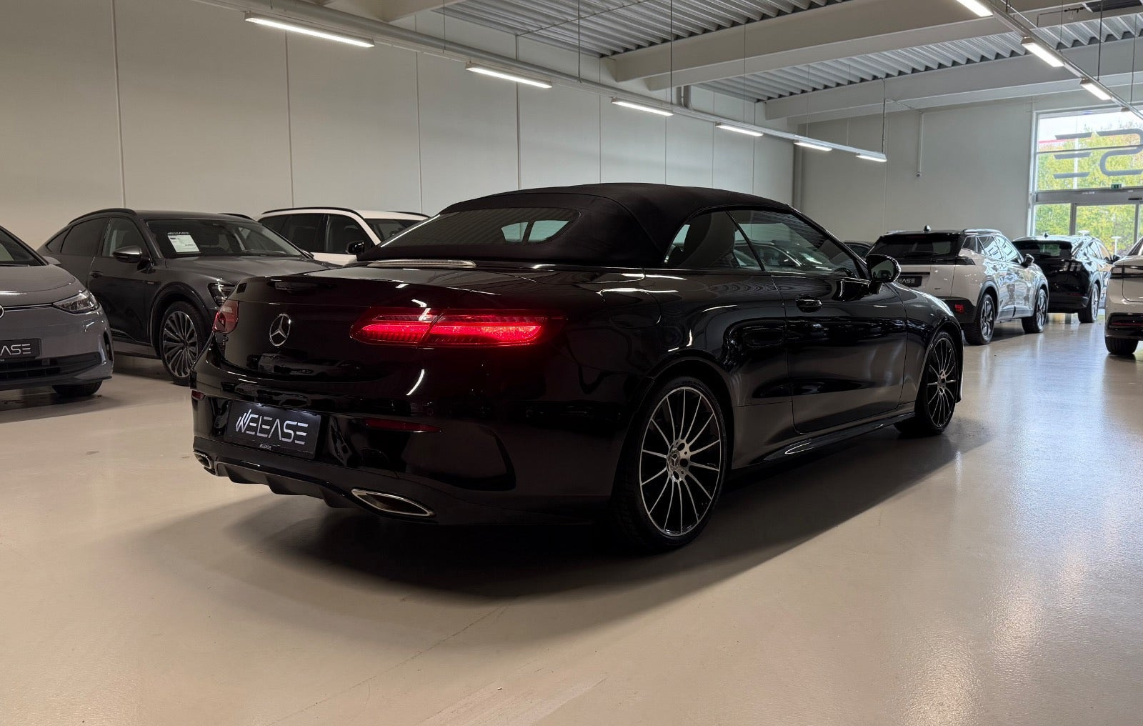Sort Mercedes E200 fra 2018