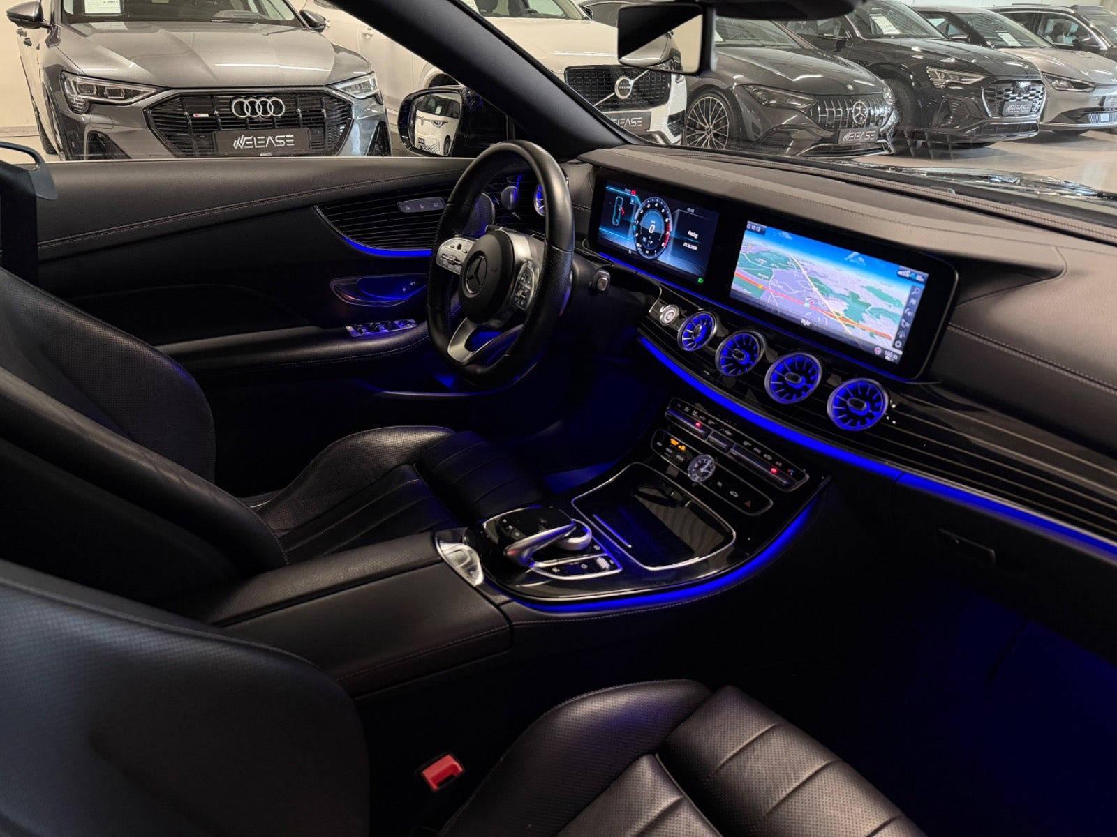 Sort Mercedes E200 fra 2018
