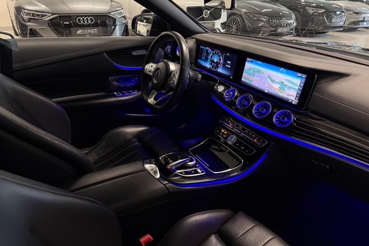 Sort Mercedes E200 fra 2018