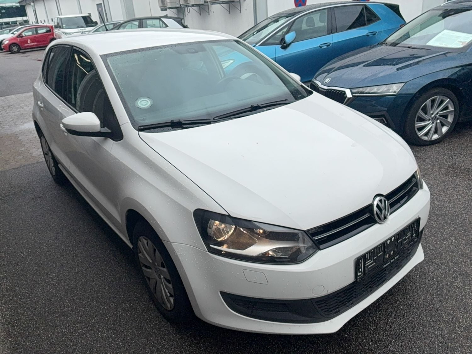 Hvid VW Polo fra 2014