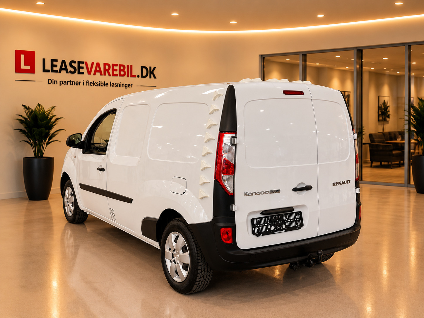 Hvid Renault Kangoo Maxi fra 2019