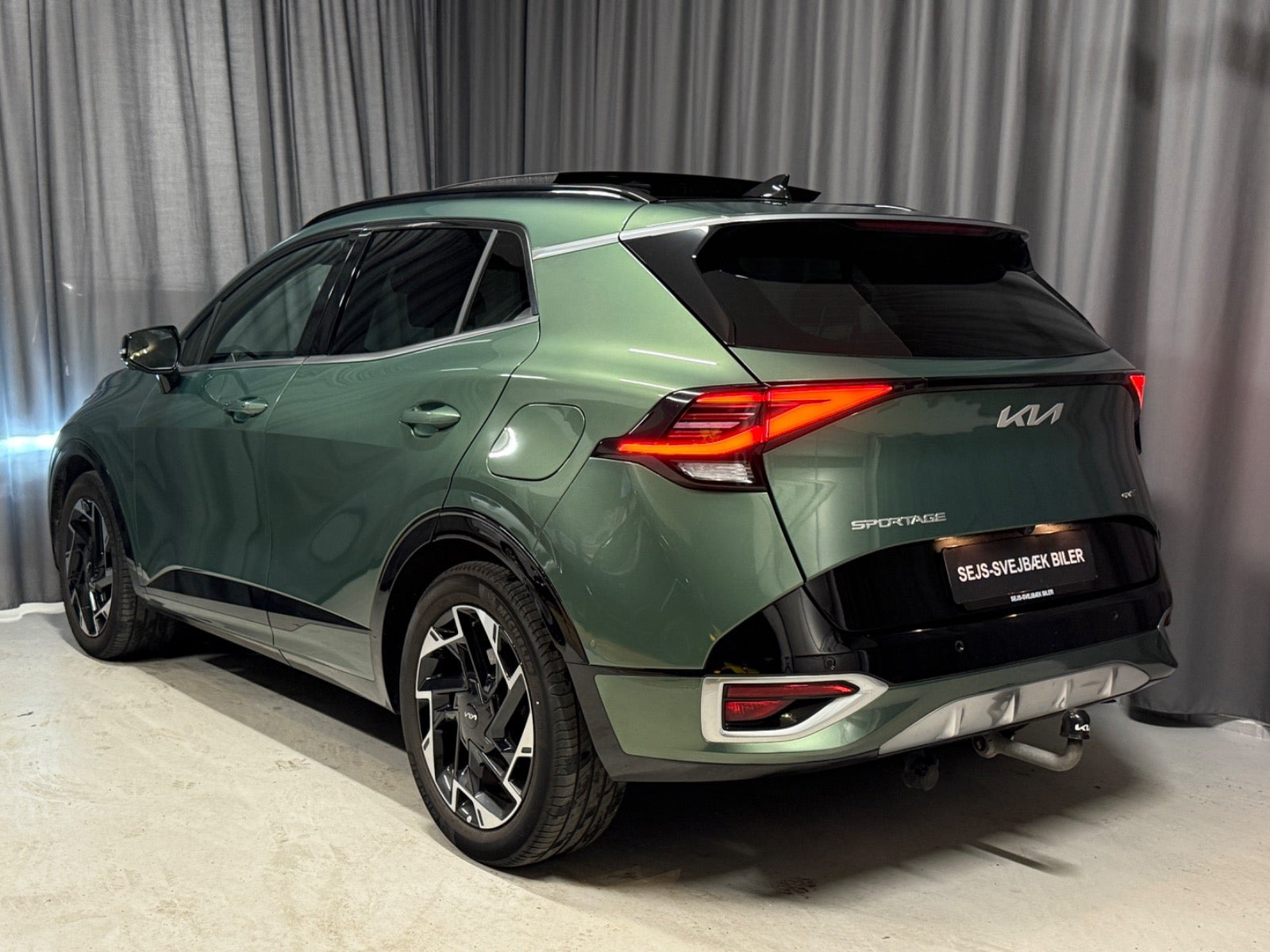 Grøn Kia Sportage fra 2022