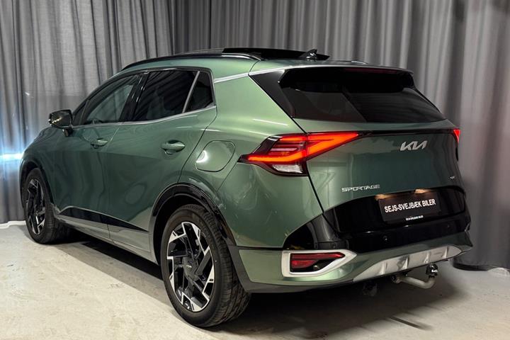 Grøn Kia Sportage fra 2022