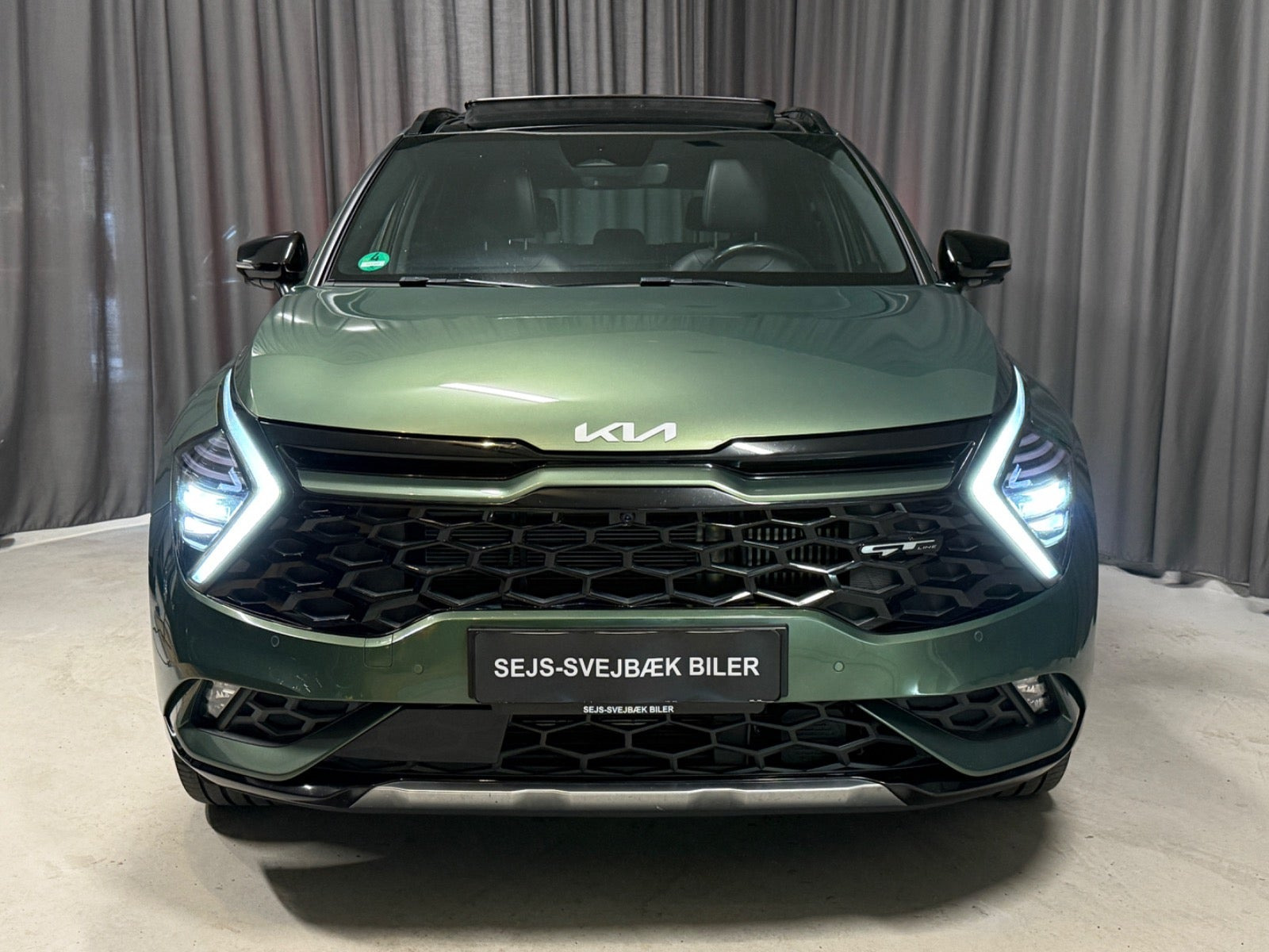 Grøn Kia Sportage fra 2022