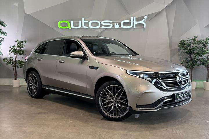 Orange Mercedes EQC400 fra 2021