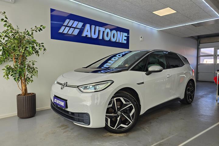 Hvid VW ID.3 fra 2020