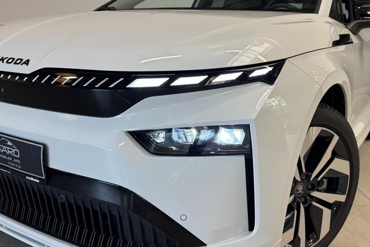Hvid Skoda Enyaq fra 2026