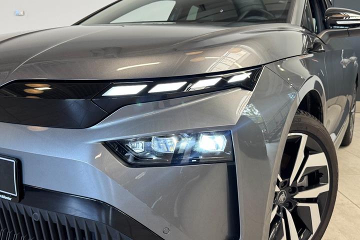 Grå Skoda Enyaq fra 2026