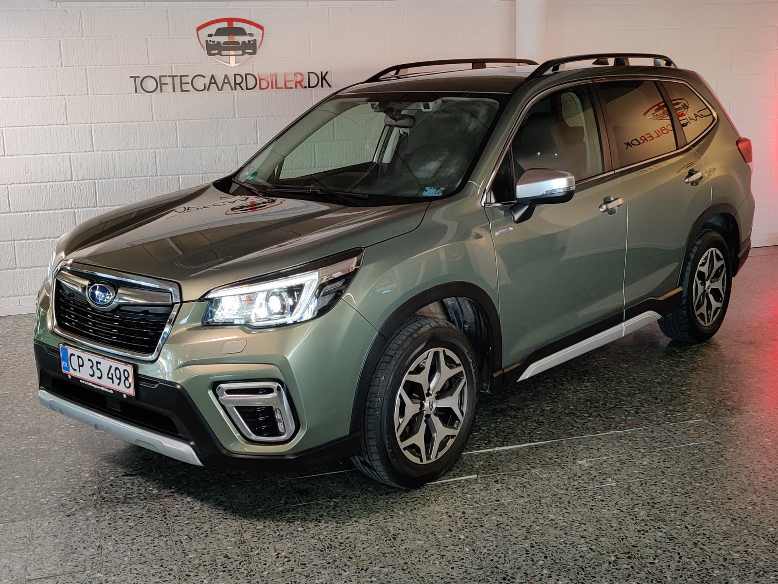 Grøn Subaru Forester fra 2020
