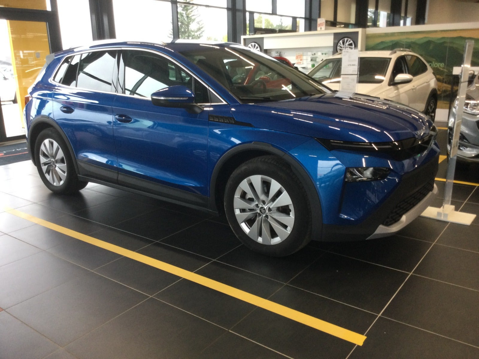 Blå Skoda Elroq fra 2025