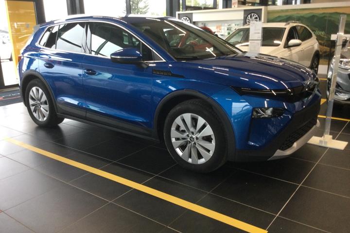 Blå Skoda Elroq fra 2025
