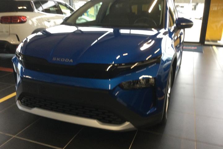 Blå Skoda Elroq fra 2025