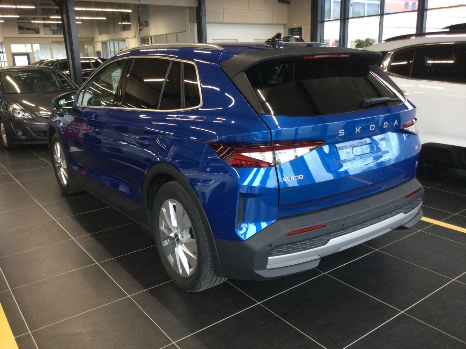 Blå Skoda Elroq fra 2025