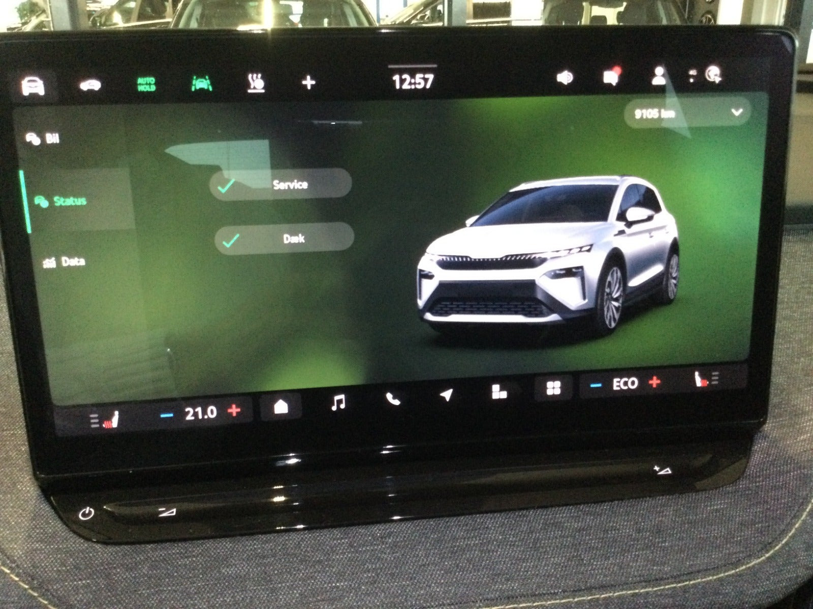 Blå Skoda Elroq fra 2025