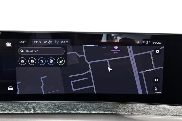 Brun Peugeot e-3008 fra 2025