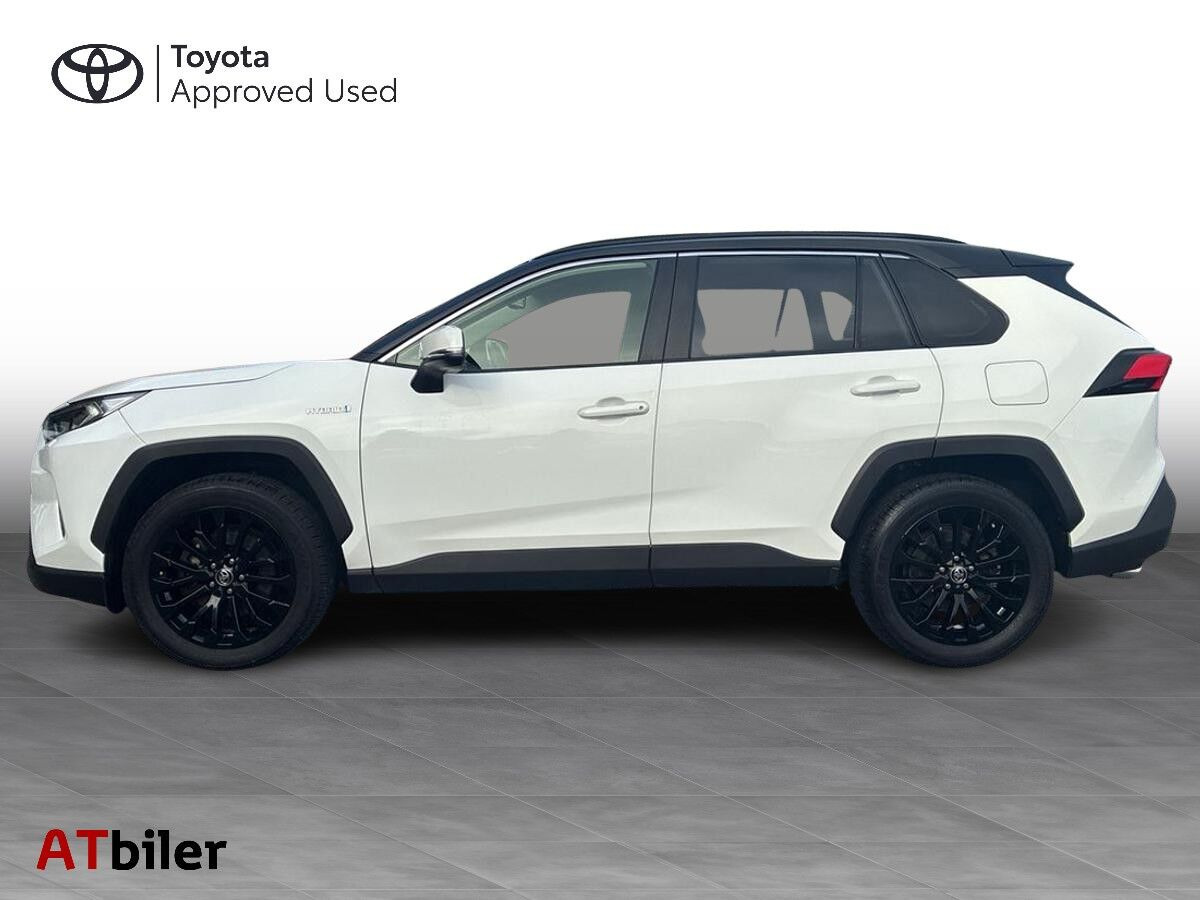 Hvid Toyota RAV4 fra 2019