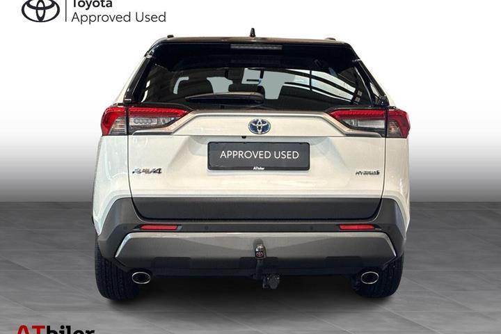 Hvid Toyota RAV4 fra 2019