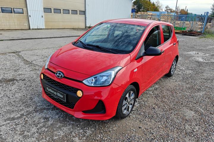 Gul Hyundai i10 fra 2018
