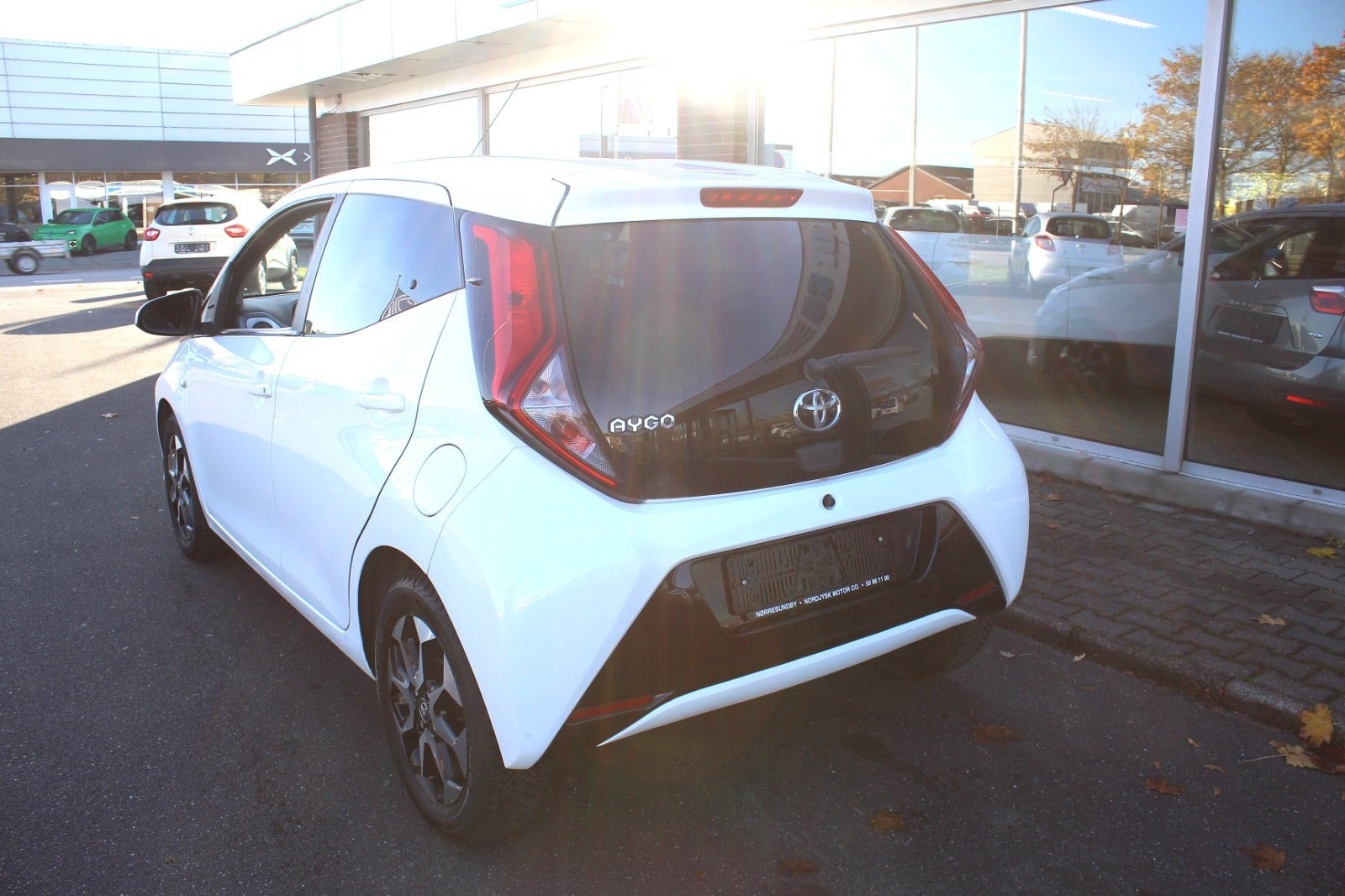 Hvid Toyota Aygo fra 2020
