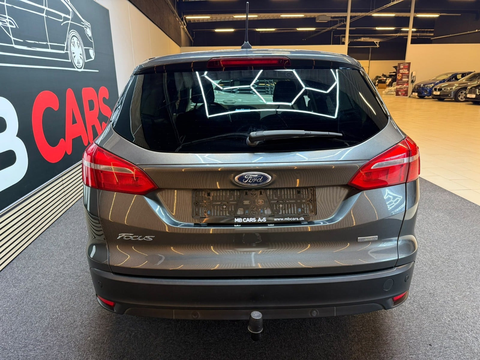 Grå Ford Focus fra 2017