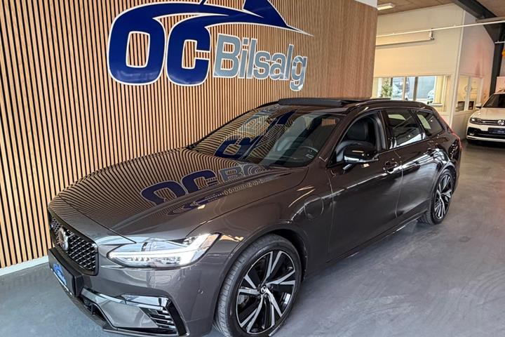 Grå Volvo V90 fra 2023