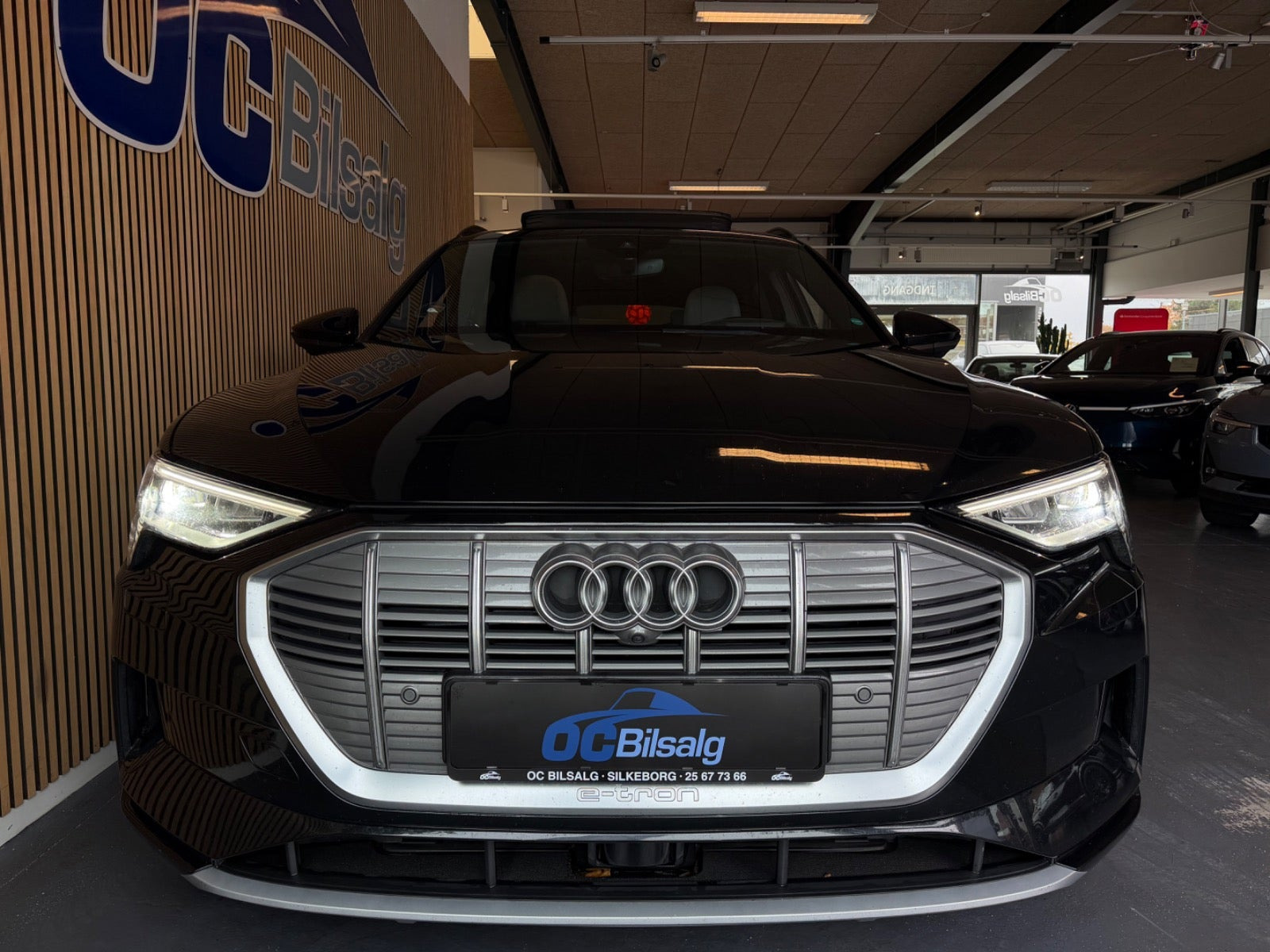 Sort Audi e-tron fra 2019