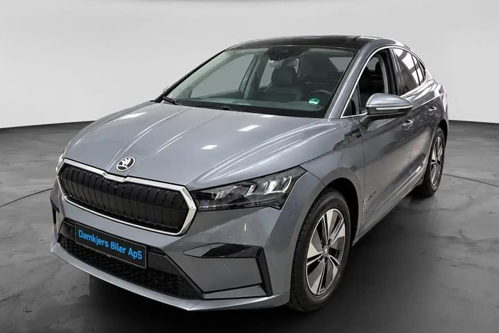 Grå Skoda Enyaq fra 2024