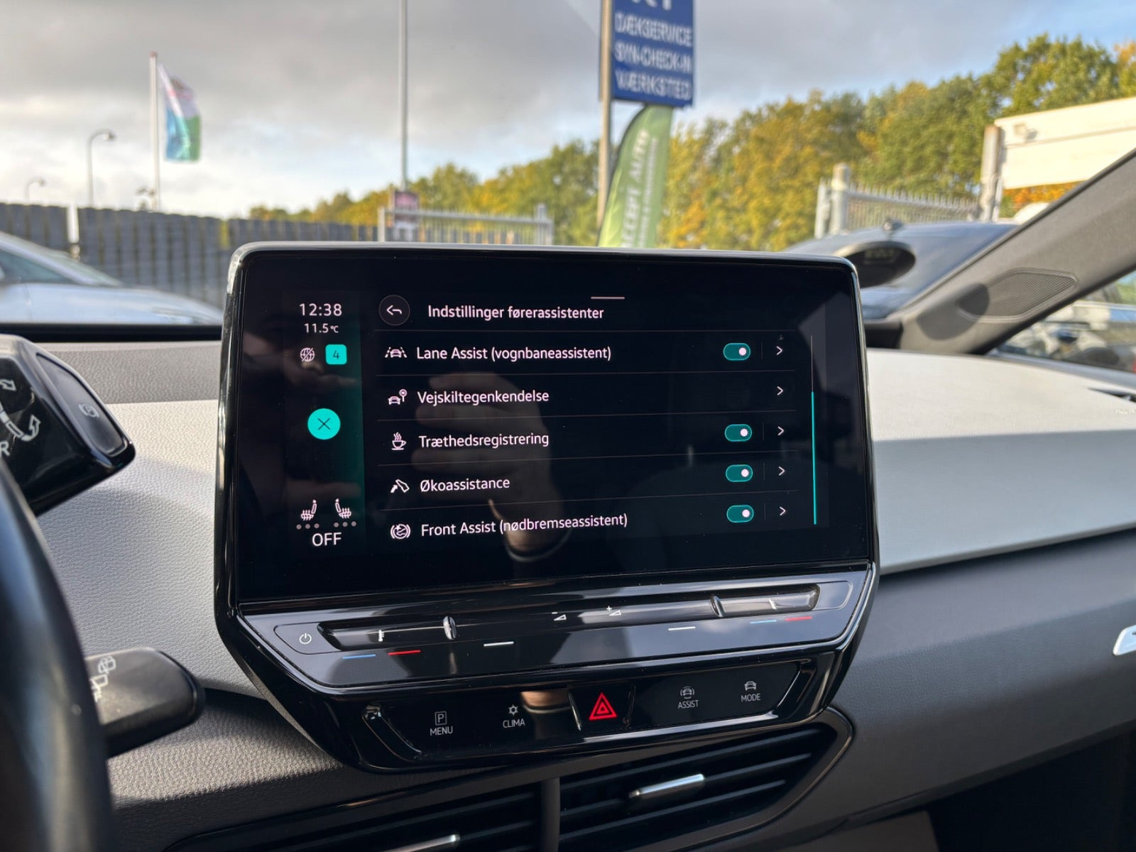 Grøn VW ID.3 fra 2020
