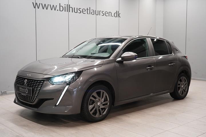 Grå Peugeot 208 fra 2021
