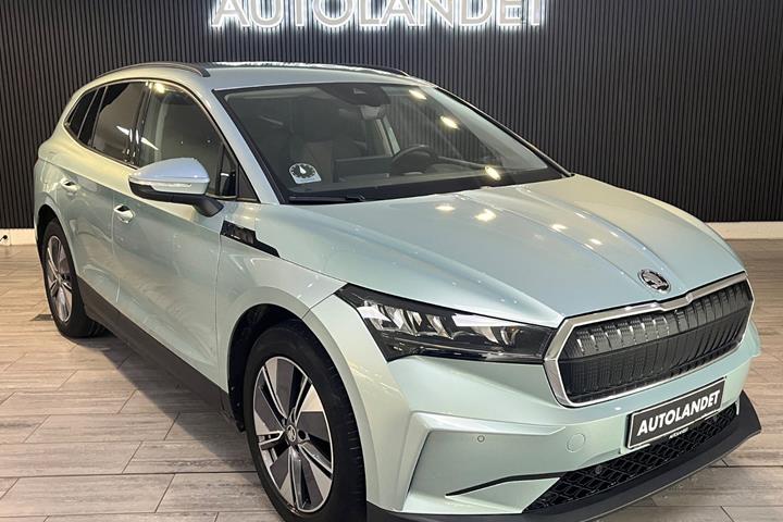 Grøn Skoda Enyaq fra 2021