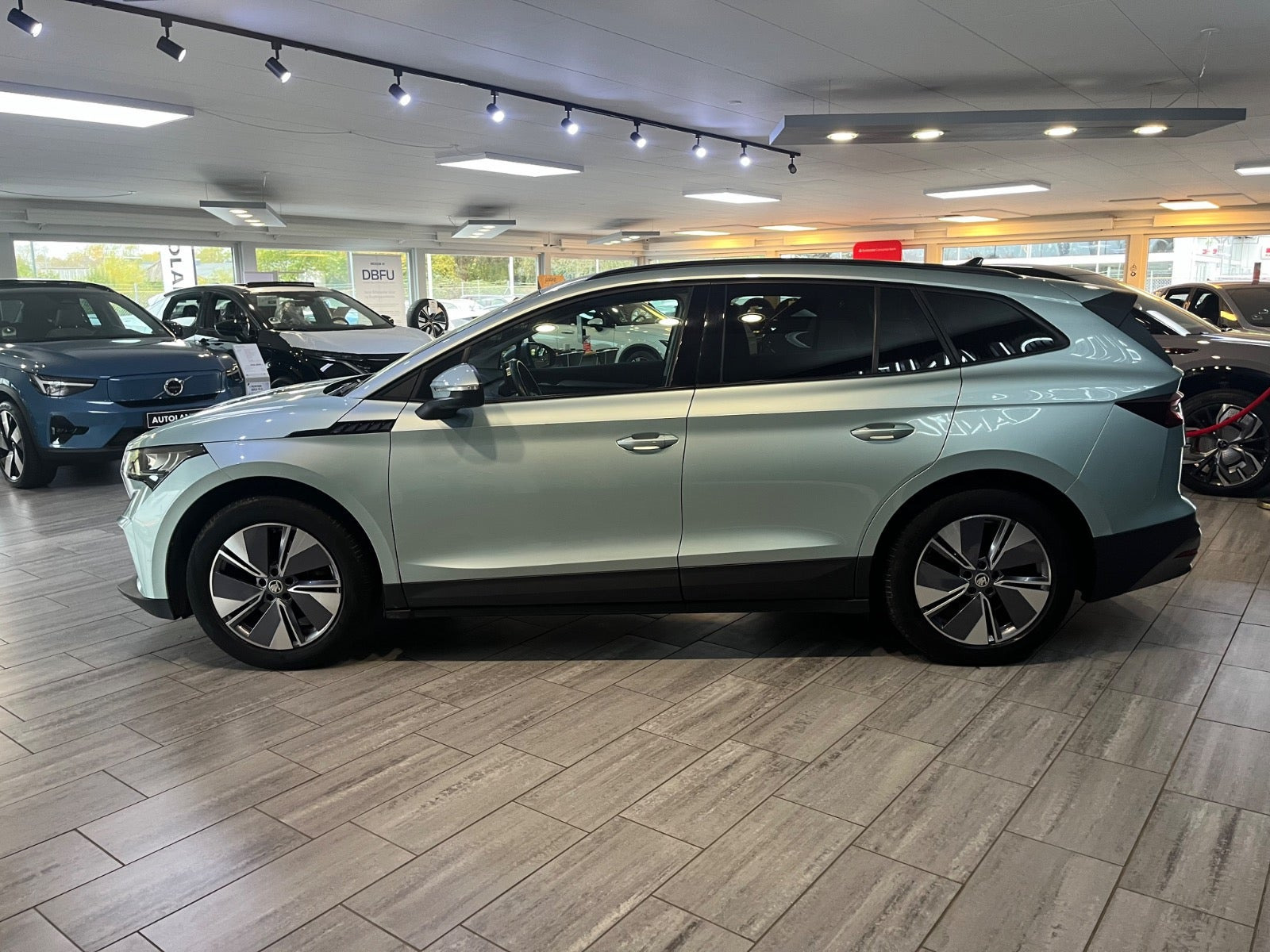Grøn Skoda Enyaq fra 2021